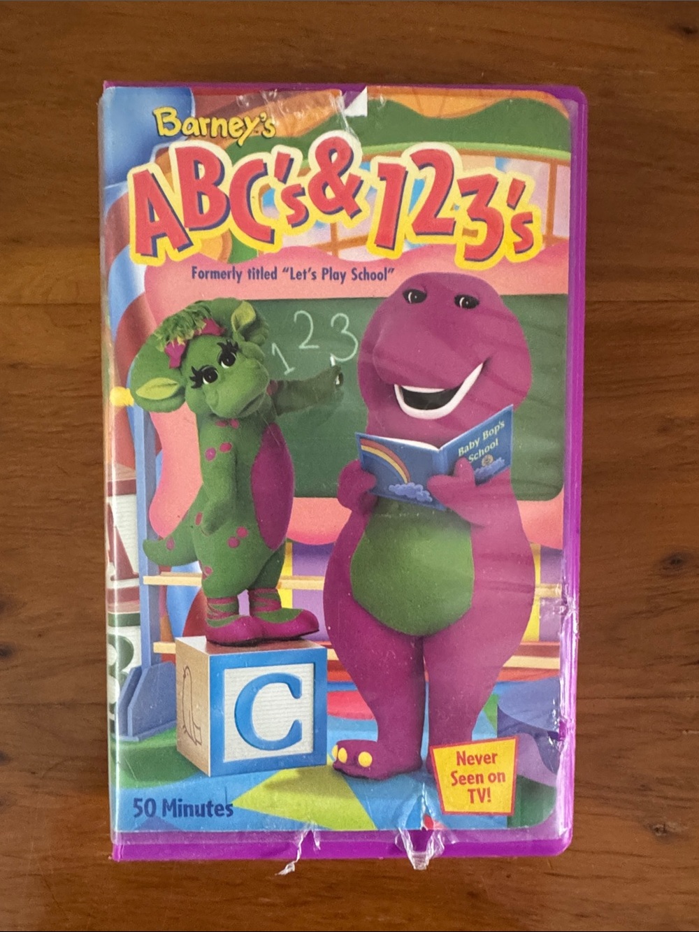 Barney’s ABC's & 123's Kids Learning VHS Video Tape